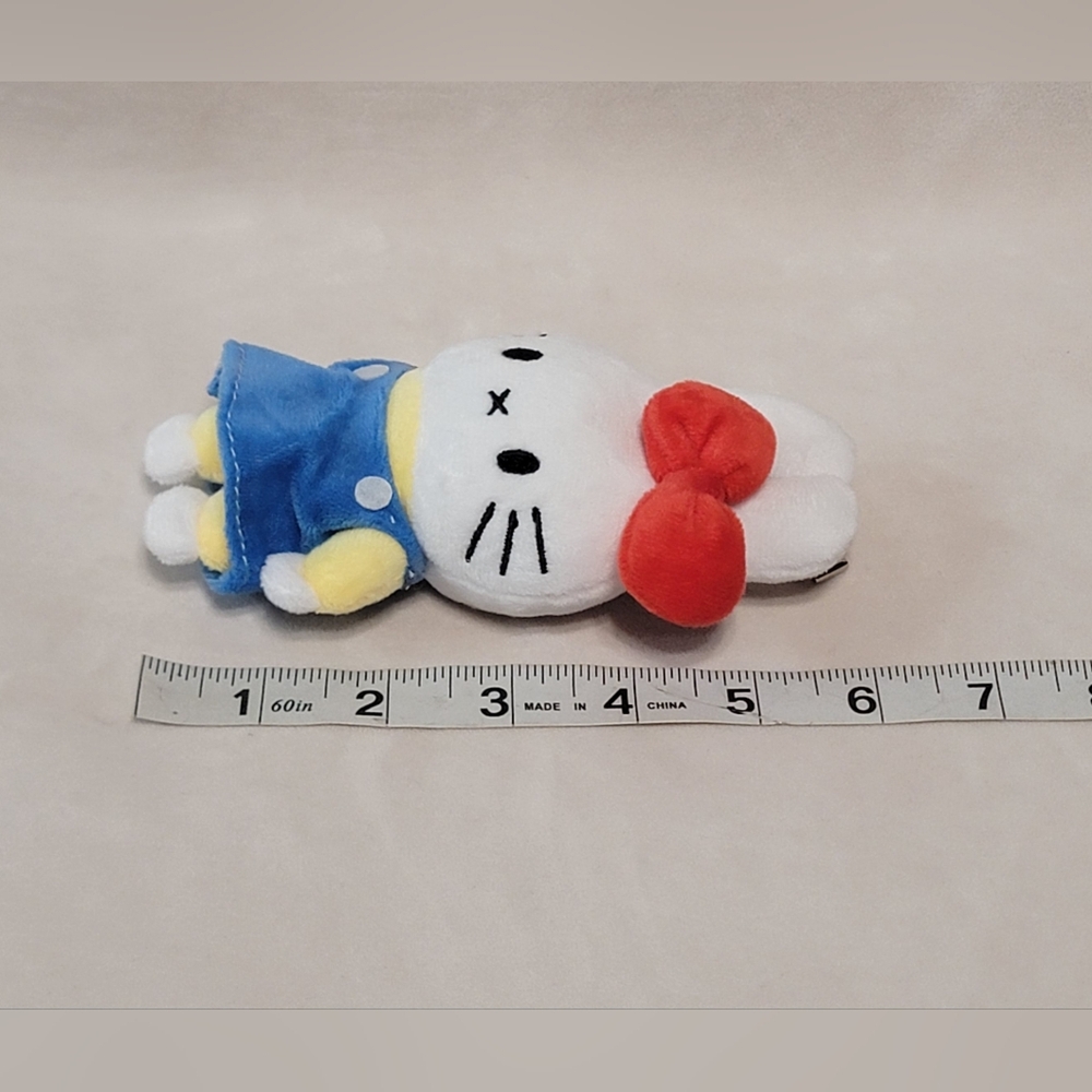 Hello Kitty X Miffy Plushie Plush Keychain Purse Dangler Bag Charm - Picture 6 of 6